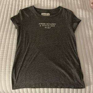gray abercrombie top